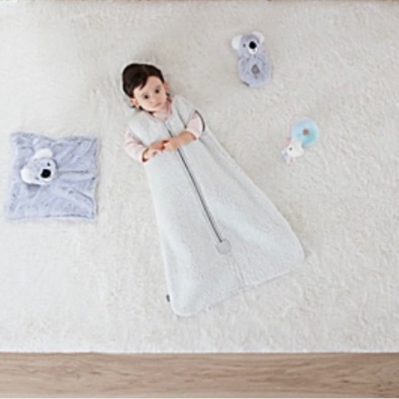 NIB UGG Casey wearable blanket sleepsack in glacier gray